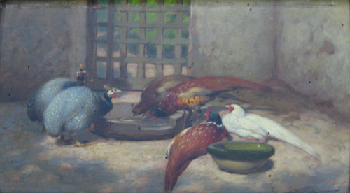Faisans et pintades par Philibert Léon Couturier