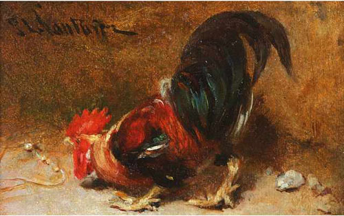 Coq et Perle par Philibert Léon Couturier